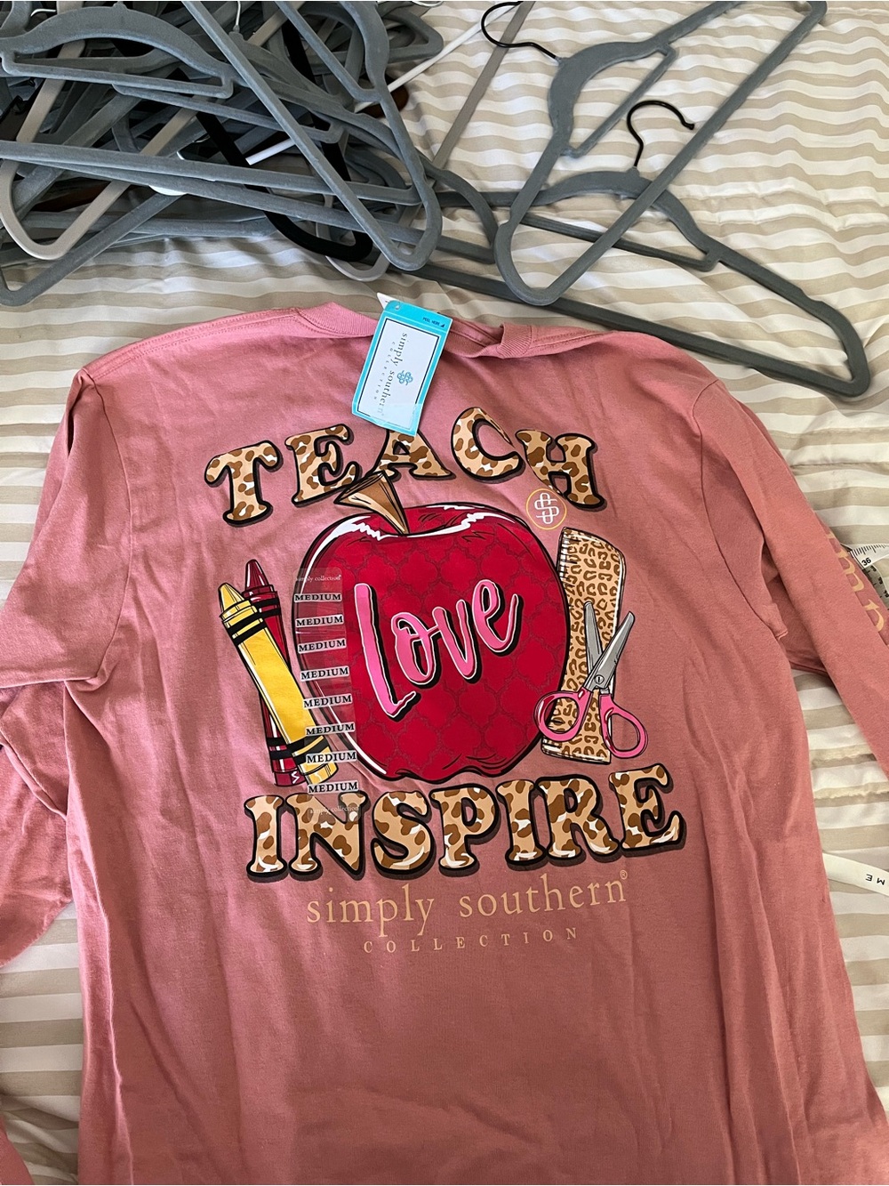 Simply Southern Dusty Rose Long-Sleeve Graphic Tee